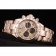 Rolex Daytona oro rosa placcato lunetta in acciaio inossidabile quadrante in oro rosa