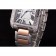 Cartier Tank Anglaise 36mm quadrante argentato con diamanti cassa in acciaio bracciale bicolore