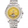 Breitling Bentley Mulliner Tourbillon quadrante giallo cassa e bracciale in acciaio inossidabile 622.734