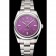 Rolex Oyster Perpetual Red Grape Dial Cassa e bracciale in acciaio inossidabile