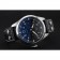 Bracciale IWC Big Pilot Top Gun 7 giorni quadrante nero in pelle nera