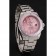 Rolex Submariner quadrante rosa cinturino in acciaio inossidabile con lunetta rosa 1453865
