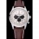 Breitling Transocean Chronograph Quadrante Bianco Cassa in Acciaio Inossidabile Bracciale in Pelle Marrone-622243