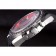 Omega Speedmaster cinturino in caucciù nero quadrante rosso 801421