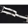 Braccialetto Breitling in pelle nera con cuciture bianche 622482