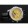 Breitling Bentley Mulliner Tourbillon quadrante giallo cassa in acciaio inossidabile cinturino in pelle nera 622730