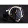 Panerai Luminor Automatic Power Reserve quadrante nero goffrato cassa in acciaio inossidabile cinturino in pelle nera