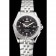 Breitling Colt Lady quadrante nero Diamond Hour Marks acciaio inossidabile cassa e bracciale