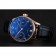 Bracciale in pelle blu con quadrante blu portoghese svizzero IWC 1453919