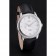 Omega De Ville Prstige Co-Axial quadrante bianco cassa argento cinturino in pelle nera numeri romani