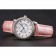 Cartier Ronde quadrante bianco diamante lunetta cassa in acciaio inossidabile cinturino in pelle rosa