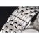 Bracciale in acciaio inossidabile Omega DeVille con quadrante nero 621685