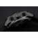 Cronografo rotondo Burberry Sport Athlete con cassa nera Bracciale in gomma nera a tre occhielli 622619