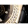 Rolex Daytona cassa in oro con quadrante nero lunetta con borchie in cristallo
