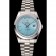 Svizzero Rolex Day Date 40 platino quadrante blu ghiaccio cassa e bracciale in acciaio inossidabile