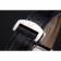 Omega Globemaster quadrante argento cassa in acciaio inossidabile cinturino in pelle nera