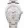 Rolex Datejust acciaio inossidabile lucidato quadrante argento fiori placcato diamante 98081