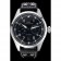 Bracciale IWC Big Pilot Top Gun 7 giorni quadrante nero in pelle nera