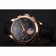 Cronografo Patek Philippe quadrante nero guilloché cassa in oro rosa cinturino in pelle nera
