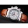Rolex Daytona Lady Cassa in Acciaio Inossidabile Quadrante Bianco Cinturino in Pelle Marrone - Tachimetro