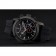 Cronografo rotondo Burberry Sport Athlete con cassa nera Bracciale in gomma nera a tre occhielli 622619