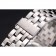 Swiss Patek Philippe Calatrava quadrante bianco cassa e bracciale in acciaio inossidabile con lunetta in diamanti