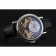 Breguet Duo Tourbillon Cassa argento quadrante bianco Bracciale in pelle nera 622622