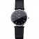 Longines La Grande Classique quadrante nero cinturino in pelle nera Homme 622131