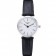 Longines La Grande Classique quadrante bianco cinturino in pelle nera Femme 622128