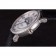 Orologio in argento con fasi lunari Cartier con cinturino in pelle nera ct255 621374