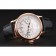 Swiss Patek Philippe 5170J cronografo quadrante bianco cassa in oro rosa cinturino in pelle nera