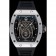 Richard Mille Tourbillion Spider RM 19-01 Bracciale in gomma nera con cassa in argento 1454256