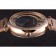 Cartier Ballon Bleu Rose Gold Stainelss cinturino in acciaio quadrante nero 621454