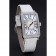 Franck Muller Long Island Classic quadrante bianco cassa con diamanti Cinturino in pelle bianca 622368