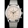 Cassa in acciaio inossidabile Breitling Transocean quadrante giallo chiaro
