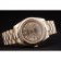 Rolex Swiss DayDate oro acciaio inossidabile lunetta a coste quadrante in oro 41997