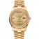 Swiss Rolex Day-Date diamanti e rubini quadrante champagne bracciale in oro 1454100