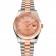 Swiss Rolex Datejust quadrante in oro rosa e cassa in acciaio inossidabile lunetta bracciale bicolore