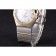 Omega Constellation quadrante bianco cinturino bicolore som90 621470