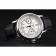 Swiss Patek Philippe 5170J cronografo quadrante bianco cassa in acciaio inossidabile cinturino in pelle nera