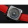 Tag Heuer Monaco cinturino in pelle traforata nero-rosso quadrante nero 80309