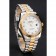 Swiss Rolex Datejust quadrante bianco Diamond Hour Marks lunetta in oro cassa in acciaio inossidabile bracciale bicolore