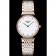 Longines La Grande Classique in oro rosa quadrante bianco con diamanti lunetta Homme 622105