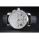 Cronografo Montblanc quadrante bianco cinturino in pelle nera cassa argento 1454114