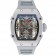 Richard Mille Tourbillion Rafael Nadal RM 27-01 Bracciale in caucciù bianco con cassa in argento 1454255