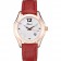 Orologio con bracciale Chopard in pelle rossa 80276