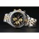 Breitling Chronomat Quadrante Nero Bracciale in Acciaio Inossidabile e Oro - 622429