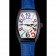 Franck Muller Casablanca cinturino in pelle di coccodrillo blu 621643