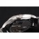 Cassa e bracciale in acciaio inossidabile con quadrante nero di piccoli secondi Patek Philippe Calatrava