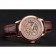 Swiss Piaget Altiplano quadrante scheletrato in oro rosa con cassa in oro rosa e diamanti Cinturino in pelle marrone